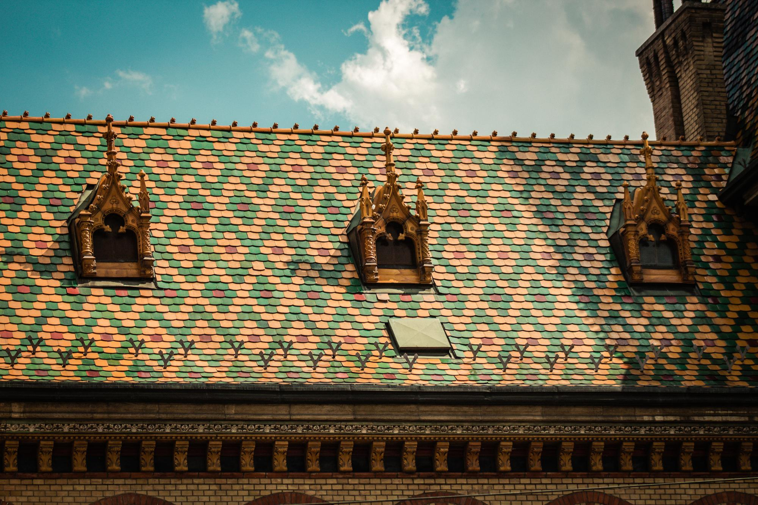 dach zabytkowego budynku